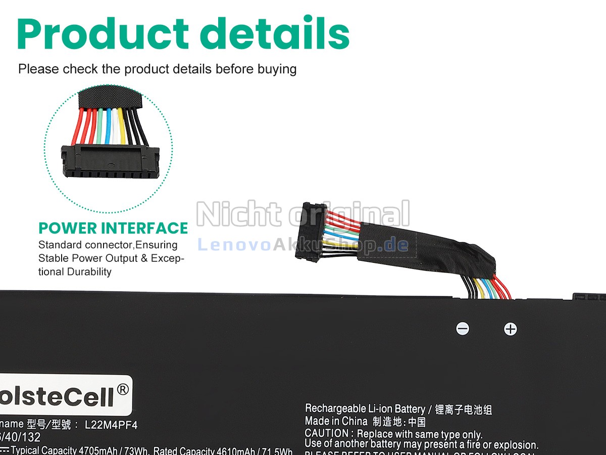 Hochwertige Akku für Lenovo YOGA PRO 7 14IRH8-82Y7006YMZ
