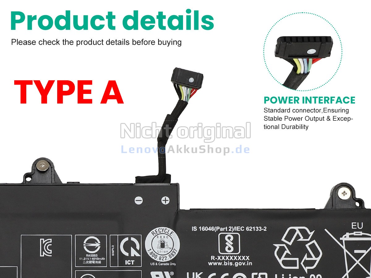 Hochwertige Akku für Lenovo ThinkPad L16 GEN 1-21L7001KML